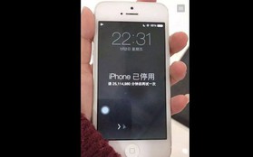 Con trai nghịch làm iPhone của mẹ bị khóa đến 47 năm