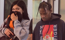 Kylie Jenner cố che vết bầm bí ẩn trên mắt khi rời khách sạn cùng bạn trai