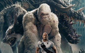 Ngắm nhìn The Rock so cơ cùng quái thú trong bom tấn xôi thịt “Rampage”