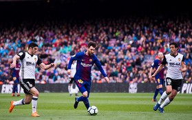 Messi tịt ngòi trong ngày Barca lập kỷ lục bất bại ở La Liga