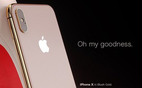 Lộ diện concept iPhone X Đỏ và Vàng Đồng đẹp mê ly đến "ná thở"