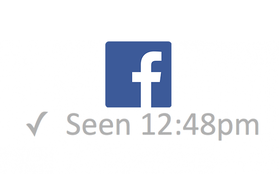 Ai cũng tưởng lỗi Facebook chat nhưng hóa ra chữ "Seen" bị lệch sang bên trái thật