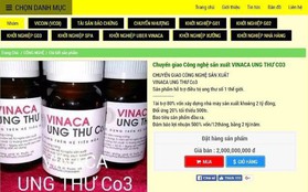 Công an Hải Phòng khởi tố vụ án sản xuất thuốc ung thư Vinaca giả