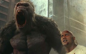 Phim về quái thú khổng lồ "Rampage" của The Rock được giới phê bình ca ngợi hết lời