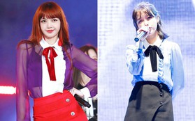 Một chiếc áo mà 9 idol cùng mặc: Lisa (Black Pink) “ngầu” hết cỡ, IU lại trẻ như học sinh