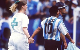 Bàn tay của nữ y tá đưa "Cậu bé vàng" Maradona xuống vực thẳm ở World Cup 1994