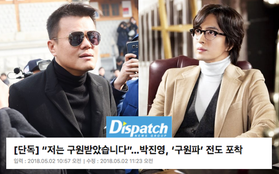 Hội cuồng giáo và Bae Yong Joon đồng loạt lên tiếng, chủ tịch JYP giận dữ "dằn mặt" và đòi kiện Dispatch