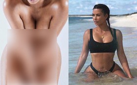 Kim Kardashian gây sốc với ảnh cận cảnh body khỏa thân hoàn toàn