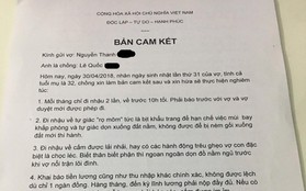 Bản cam kết chồng kí nhân sinh nhật tuổi 31 của vợ gây nhiều ý kiến trái chiều trên MXH