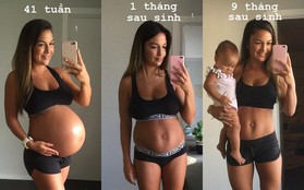 Nếu vẫn loay hoay tìm cách giảm cân sau sinh, hãy lắng nghe lời khuyên từ những hot mom xinh đẹp này