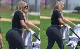 Khloe Kardashian bị châm biếm "mang bầu ở vòng 3" vì đường cong còn khủng hơn cả Kim