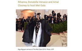 Phục sức quá ấn tượng tại Met Gala, Nga Nguyễn lên loạt báo chính thống và được đặt cạnh Kylie Jenner