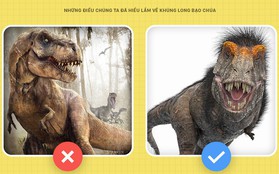 Hey! Là T-Rex bạo chúa của Jurassic World đây và các ông đã nhầm về tôi hết rồi