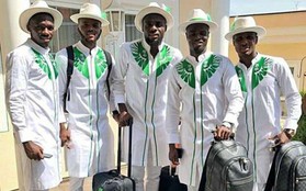Đội tuyển Nigeria đến World Cup 2018 với thời trang độc đáo