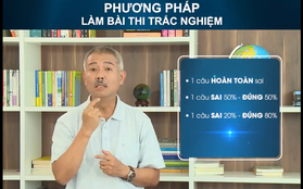 Giáo sư "quần đùi" Trương Nguyện Thành chia sẻ bí kíp giúp sĩ tử đánh bại mọi bài thi trắc nghiệm