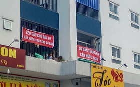 Hà Nội: 9 tòa chung cư tại khu đô thị Thanh Hà treo băng rôn đỏ rực vì hàng nghìn gia đình khốn đốn do nước bẩn