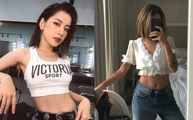 Có eo nhỏ và thon, các hot girl Việt cứ thi nhau mặc croptop suốt hè này