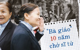 Có một cô giáo 67 tuổi "mặc vest mang dép lê", 10 năm đứng chờ sĩ tử Sài Gòn: Không lập gia đình, cưng học sinh như con