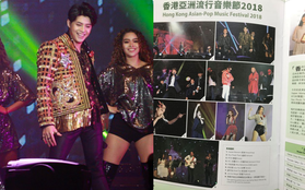 Hình ảnh Noo Phước Thịnh diễn tại Hong Kong nổi bật trên tạp chí nước bạn, chỉ xếp thứ 2 sau nước chủ nhà