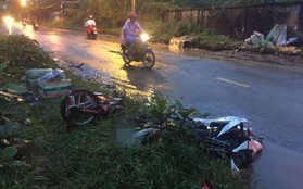 TP.HCM: 2 xe máy đấu đầu trong mưa, nam thanh niên tử vong tại chỗ