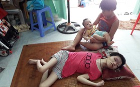 Đà Nẵng: Người mẹ nghèo nuôi 3 con thơ nheo nhóc, bất lực nhìn con gái 15 tuổi co giật vì bệnh u máu quái ác