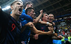 Hãy ngả mũ thán phục đội tuyển Croatia! Góp mặt ở chung kết World Cup 2018 sau 3 trận liên tiếp phải đấu thêm hiệp phụ