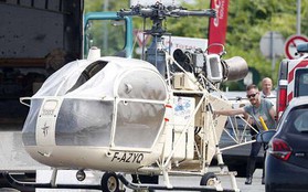Pháp: Cướp ngân hàng bị bắt, tay tội phạm tiếp tục vượt ngục bằng trực thăng và súng trường chuẩn phong cách Hollywood