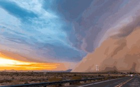 Nhiếp ảnh gia chuyên săn được cảnh tượng cơn bão cát khổng lồ trên bầu trời Arizona, Mỹ