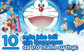 Cứ ngỡ bảo bối của Doraemon chỉ có trong truyện thế mà rất nhiều thứ đã thành hiện thực rồi đó