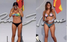 Vợ Messi và vợ Fabregas khoe vóc dáng gợi cảm với bikini