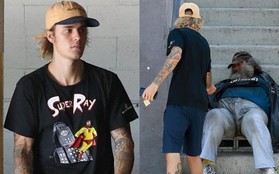 Justin Bieber cho tiền người vô gia cư và bày tỏ suy nghĩ về tin Demi Lovato sốc ma túy