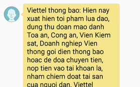 Nhà mạng cảnh báo cuộc gọi mạo danh công an, tòa án lừa đảo