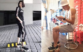 Bùi Tiến Dũng khoe Balenciaga Triple S chất đừng hỏi, và vô tình là "giày đôi" với Bảo Anh?