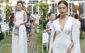 Hoa hậu Mỹ Linh mũm mĩm, Salim "biến hình" không thể nhận ra trên thảm đỏ của NTK Adrian Anh Tuấn