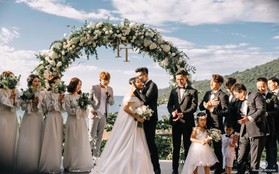 Nhà văn Gào chia sẻ nhiều thông tin thú vị về đám cưới như mơ ngay sau tiệc cưới hoành tráng trên bờ biển