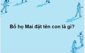 Lại một màn "nhờ tổ tư vấn" gây bão mạng xã hội: Bố họ Mai đặt tên con là gì?