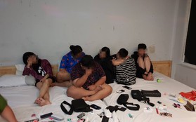 Hơn 10 "dân chơi" thuê khách sạn thác loạn ma tuý tập thể ở Sài Gòn
