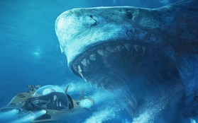 Cá mập cổ đại khổng lồ "The Meg" hùng bá phòng vé Mỹ cuối tuần