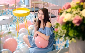 "Bể bơi mini” trong tiệm trà sữa, thêm một địa điểm sống ảo mới của giới trẻ Hà Nội
