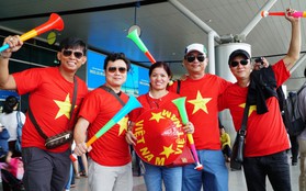 Người hâm mộ lên đường tiếp lửa tuyển Olympic Việt Nam