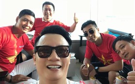 Hoàng Bách, Only C cùng nghệ sĩ Vbiz lên đường đến Indonesia tiếp lửa cho tuyển Việt Nam trong trận gặp Hàn Quốc