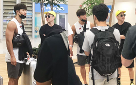 Kim Jong Kook và Haha bất ngờ đến Sài Gòn vào trưa nay, phải chăng để "đi bão" sau trận Olympic Hàn - Việt?