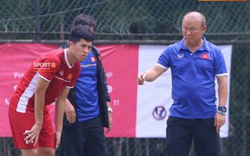 HLV Park Hang Seo lo lắng cho Đình Trọng trước thềm trận tranh hạng ba với Olympic UAE