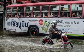 Thái Lan: Mưa lớn kéo dài, nguy cơ ngập lụt ở nhiều địa phương