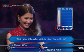 Góc mơ hồ: Nghe theo trợ giúp của 100% khán giả trường quay, cô gái cay đắng dừng bước sớm tại "Ai là triệu phú"