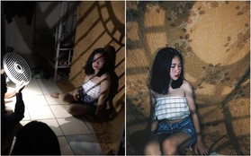 Hội gái xinh biến KTX quốc phòng thành studio "sống ảo" không thể chất hơn