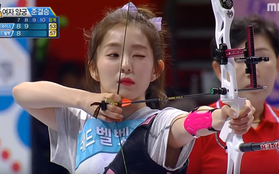 Không chỉ so kè nhan sắc, Irene (Red Velvet) & Tzuyu (TWICE) còn đọ tài bắn cung "một chín một mười"