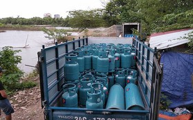 Phá tụ điểm sang chiết gas trái phép cực khủng ở Hải Dương