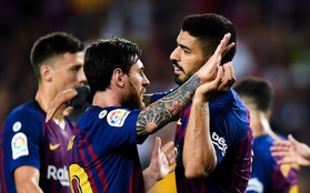Messi nổ súng, nhường đá phạt đền cho Suarez trong chiến thắng 8-2 của Barca
