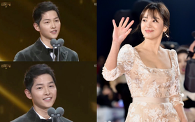 Song Joong Ki hạnh phúc cập nhật tình hình của bà xã và cuộc sống tân hôn tại KBS Drama Awards